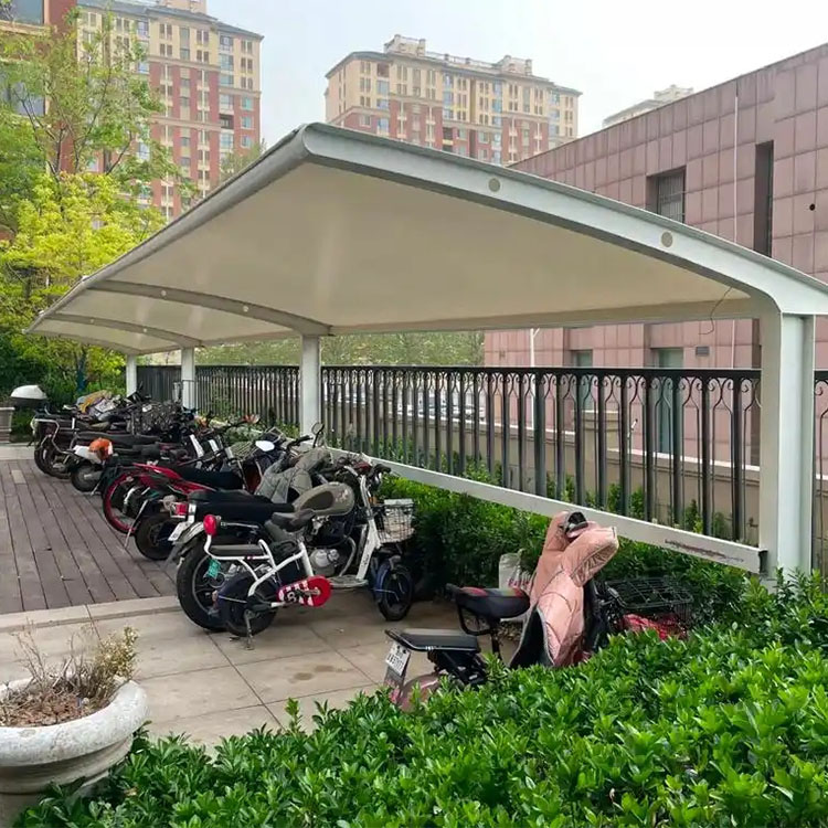 玉溪膜结构电动车棚